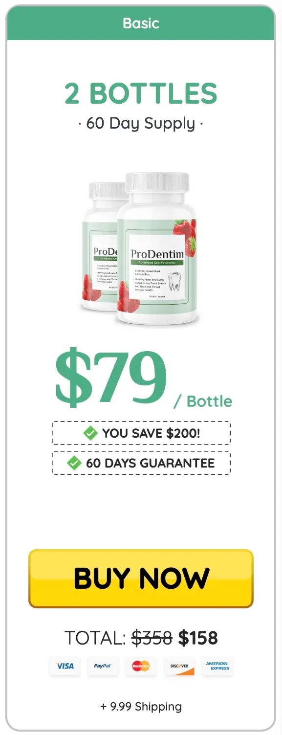 ProDentim 1 bottle 30 day supply